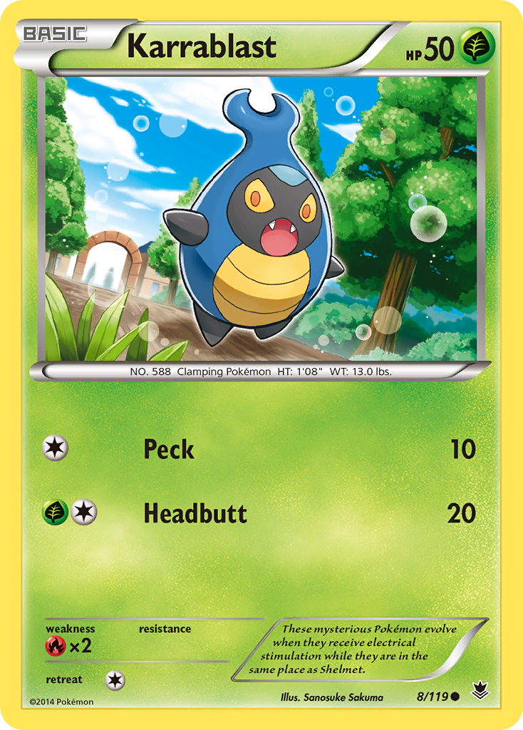 Karrablast (8/119) [XY: Phantom Forces] | Total Play