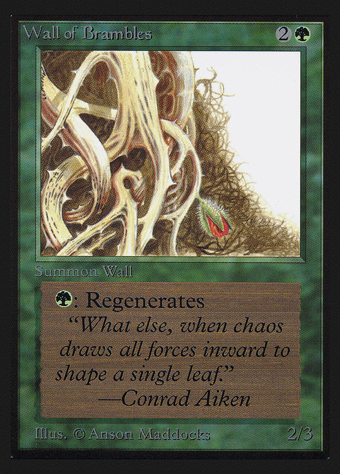 Wall of Brambles [International Collectors' Edition] | Total Play
