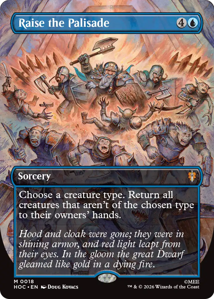 Raise the Palisade (Borderless) [The Hobbit: Eternal-Legal] | Total Play