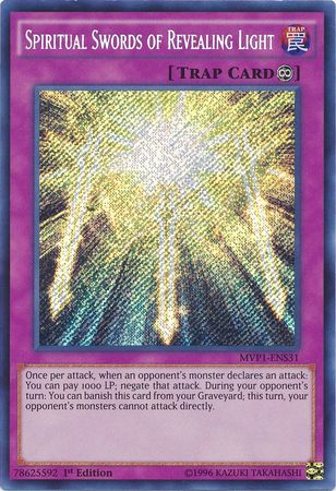 Spiritual Swords of Revealing Light [MVP1-ENS31] Secret Rare | Total Play