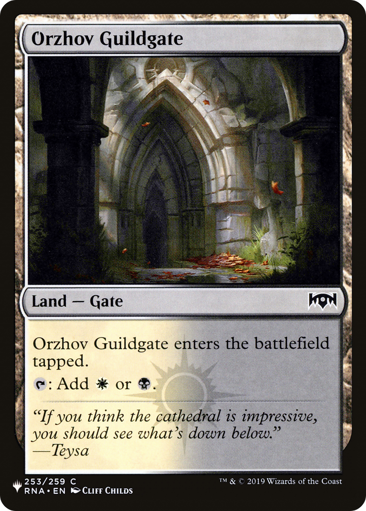 Orzhov Guildgate (253) [The List] | Total Play