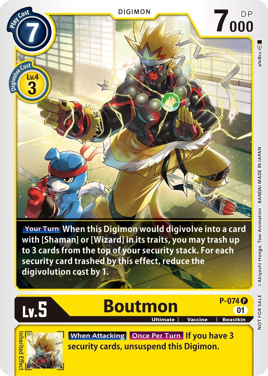 Boutmon [P-074] (Update Pack) [Promotional Cards] | Total Play