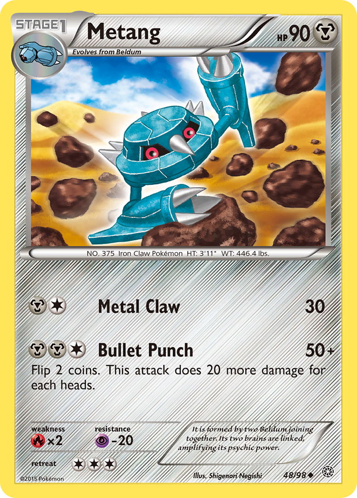 Metang (48/98) [XY: Ancient Origins] | Total Play