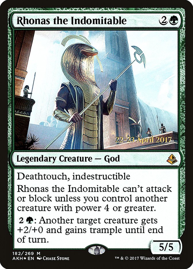 Rhonas the Indomitable [Amonkhet Prerelease Promos] | Total Play