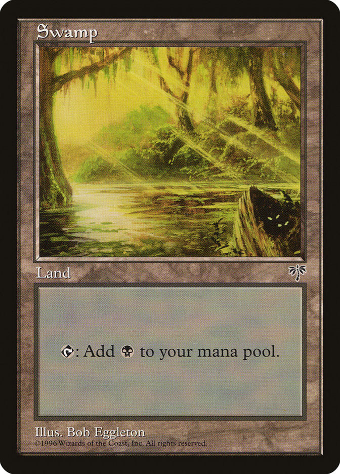 Swamp (Two Sets of Eyes Bottom Right) [Mirage] | Total Play