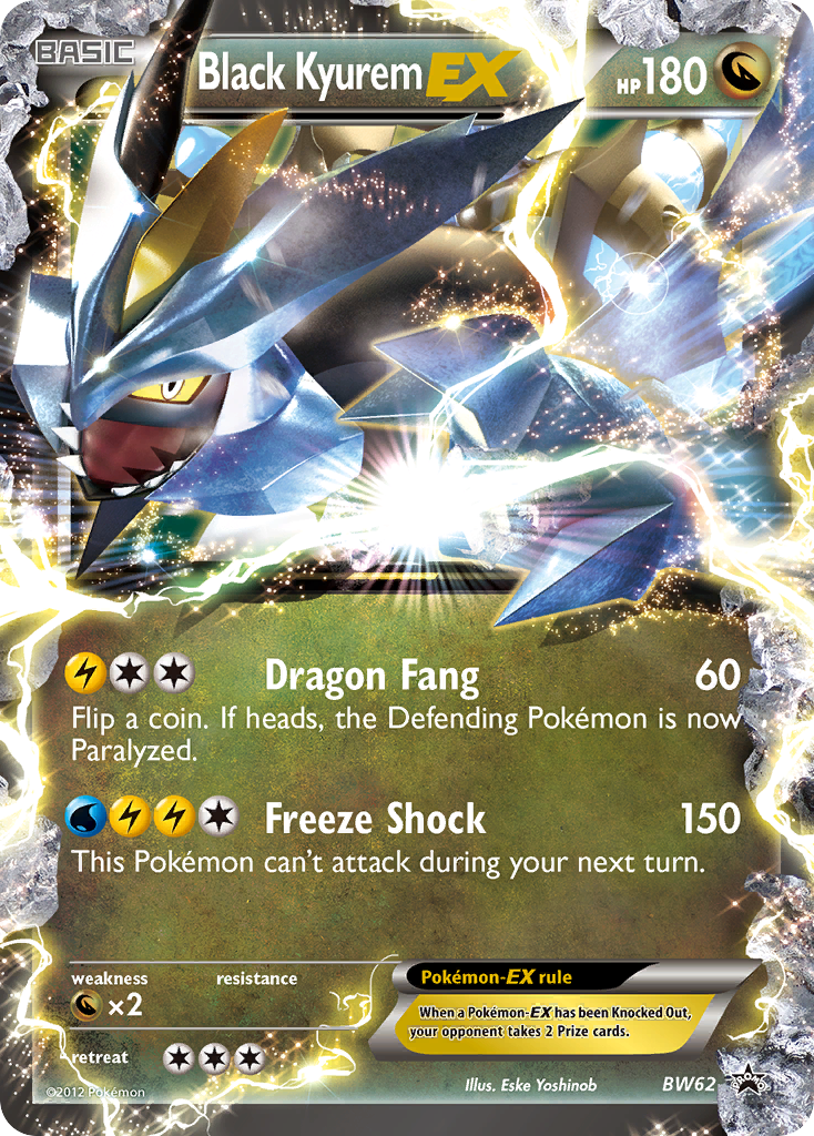 Black Kyurem EX (BW62) [Black & White: Black Star Promos] | Total Play