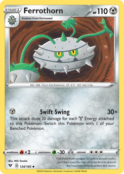 Ferrothorn (124/185) [Sword & Shield: Vivid Voltage] | Total Play