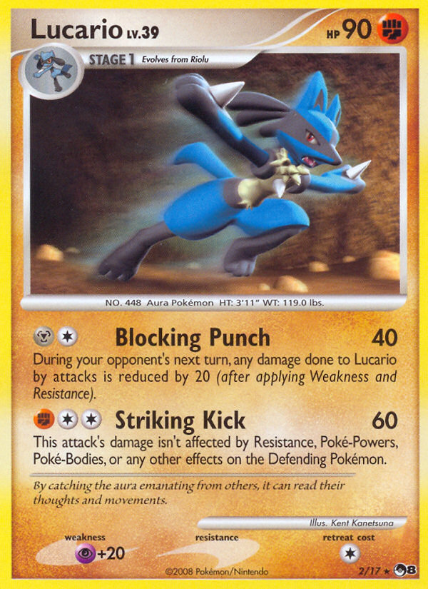 Lucario (2/17) [POP Series 8] | Total Play