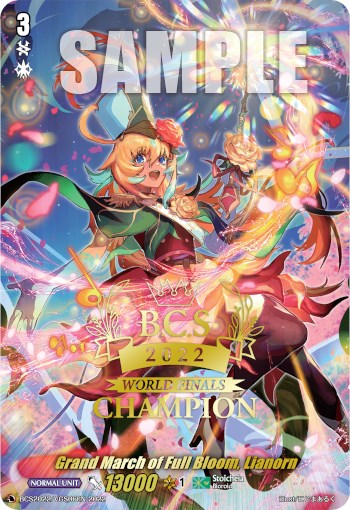 Grand March of Full Bloom, Lianorn (World Finals Champion 2022) (BCS2022/VGS06EN) [Bushiroad Event Cards] | Total Play