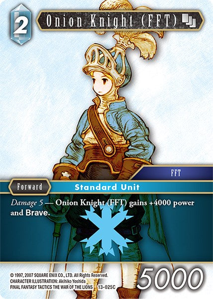 Onion Knight (FFT) [Opus XIII: Crystal Radiance] | Total Play