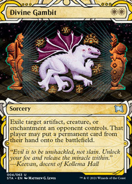 Divine Gambit (Foil Etched) [Strixhaven: Mystical Archive] | Total Play