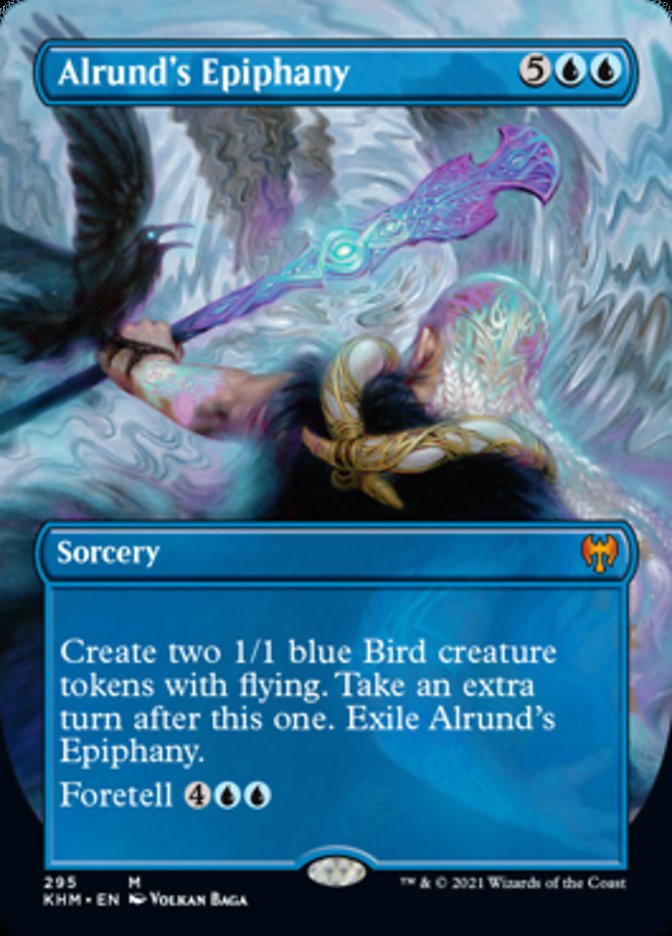 Alrund's Epiphany (Borderless Alternate Art) [Kaldheim] | Total Play