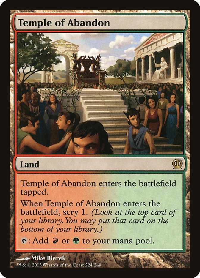 Temple of Abandon [Theros] | Total Play