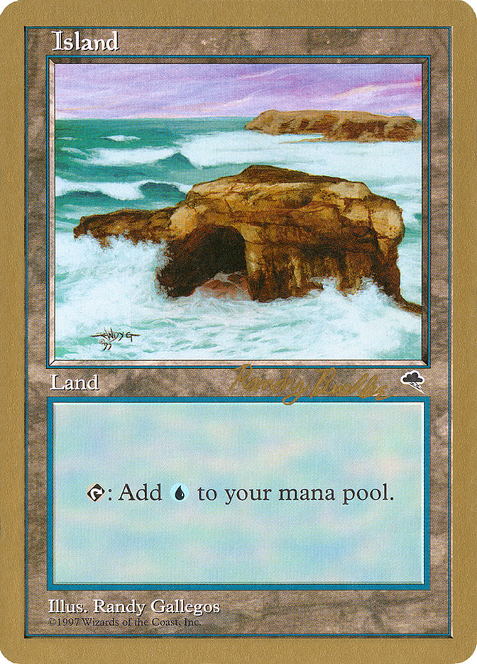 Island (rb336) (Randy Buehler) [World Championship Decks 1998] | Total Play