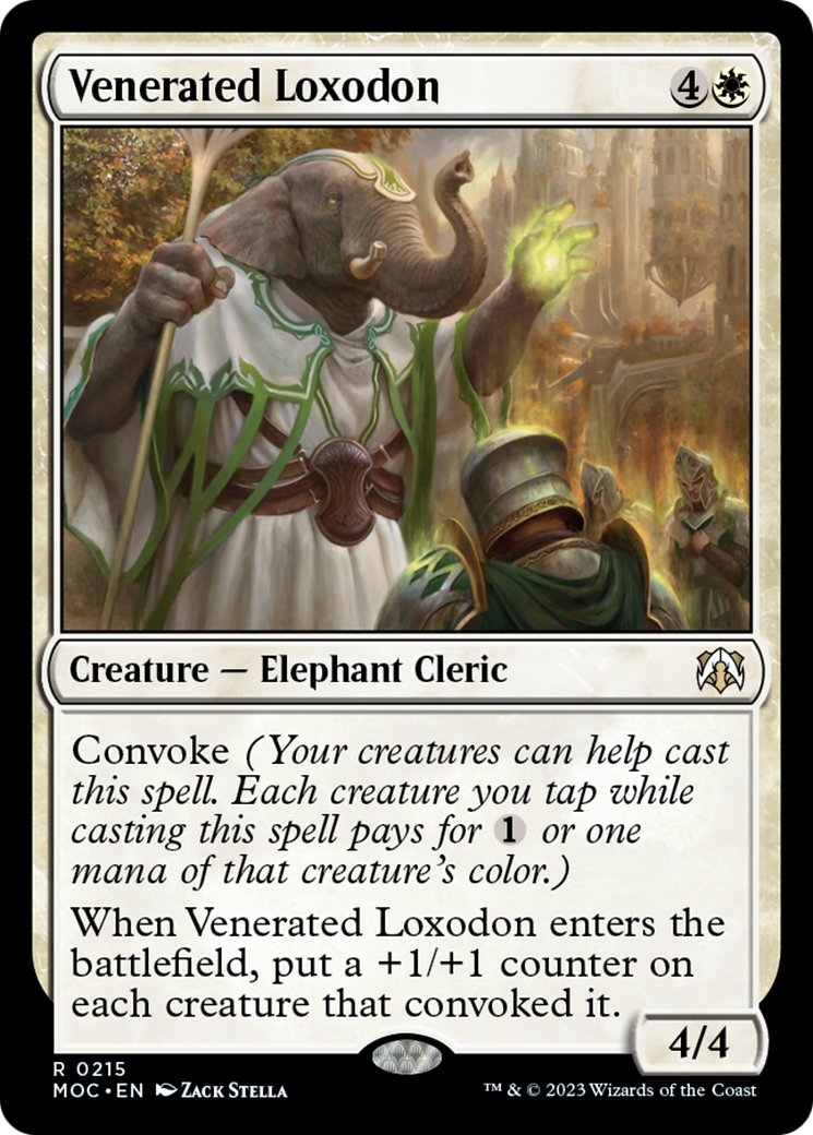 Venerated Loxodon [March of the Machine Commander] | Total Play