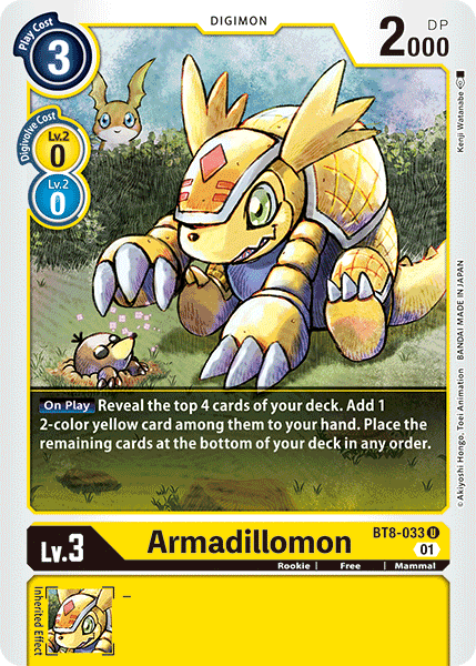 Armadillomon [BT8-033] [New Awakening] | Total Play