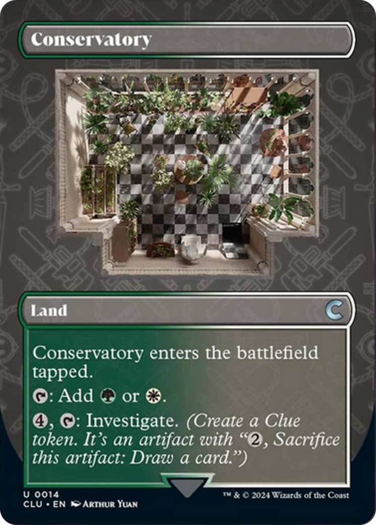 Conservatory (Borderless) [Ravnica: Clue Edition] | Total Play