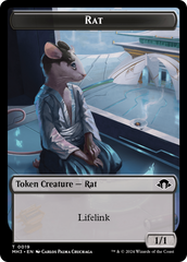 Rat // Energy Reserve Double-Sided Token [Modern Horizons 3 Tokens] | Total Play