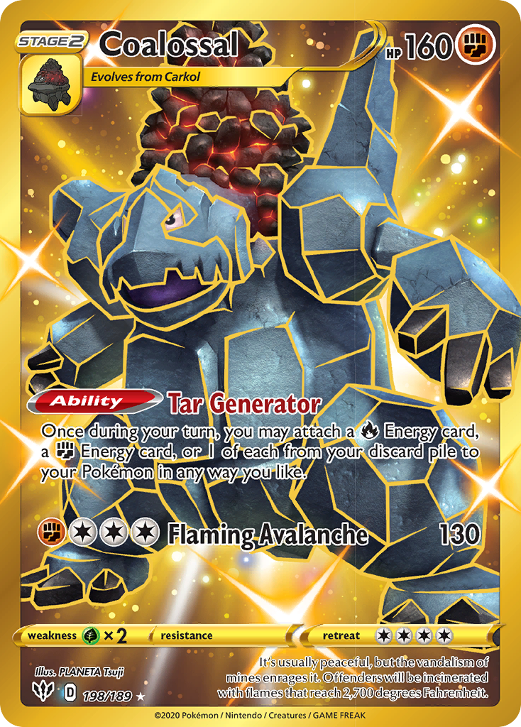 Coalossal (198/189) [Sword & Shield: Darkness Ablaze] | Total Play