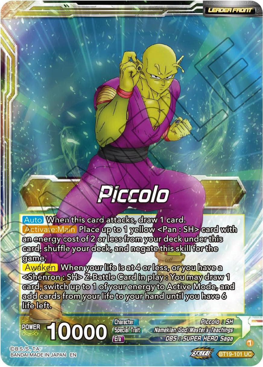Piccolo // Piccolo, Yet Unseen Power (BT19-101) [Fighter's Ambition] | Total Play