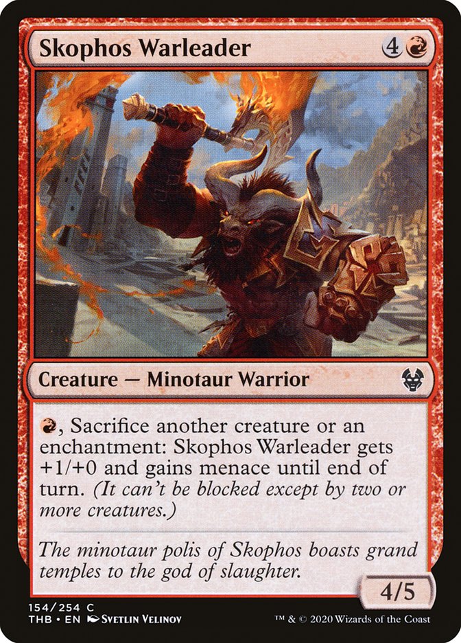Skophos Warleader [Theros Beyond Death] | Total Play