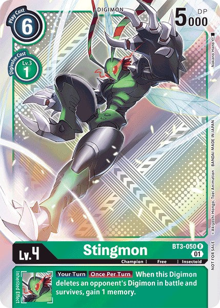 Stingmon [BT3-050] (Official Tournament Pack Vol.4) [Release Special Booster Promos] | Total Play