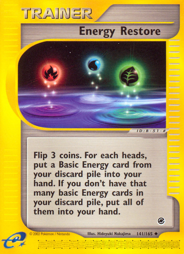Energy Restore (141/165) [Expedition: Base Set] | Total Play