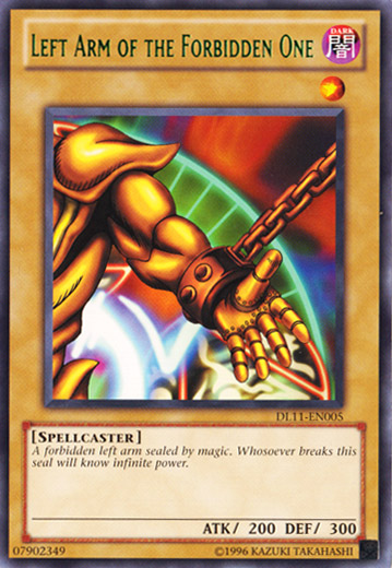 Left Arm of the Forbidden One (Green) [DL11-EN005] Rare | Total Play