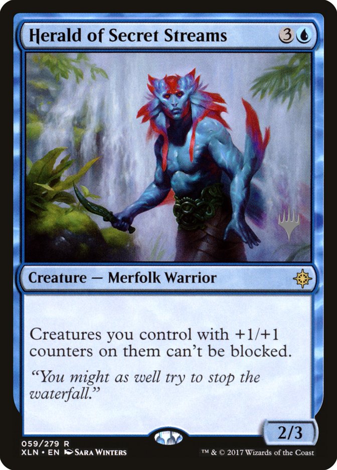 Herald of Secret Streams (Promo Pack) [Ixalan Promos] | Total Play
