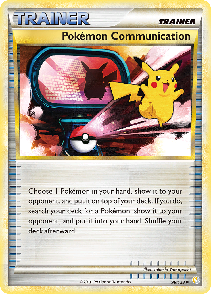 Pokemon Communication (98/123) [HeartGold & SoulSilver: Base Set] | Total Play