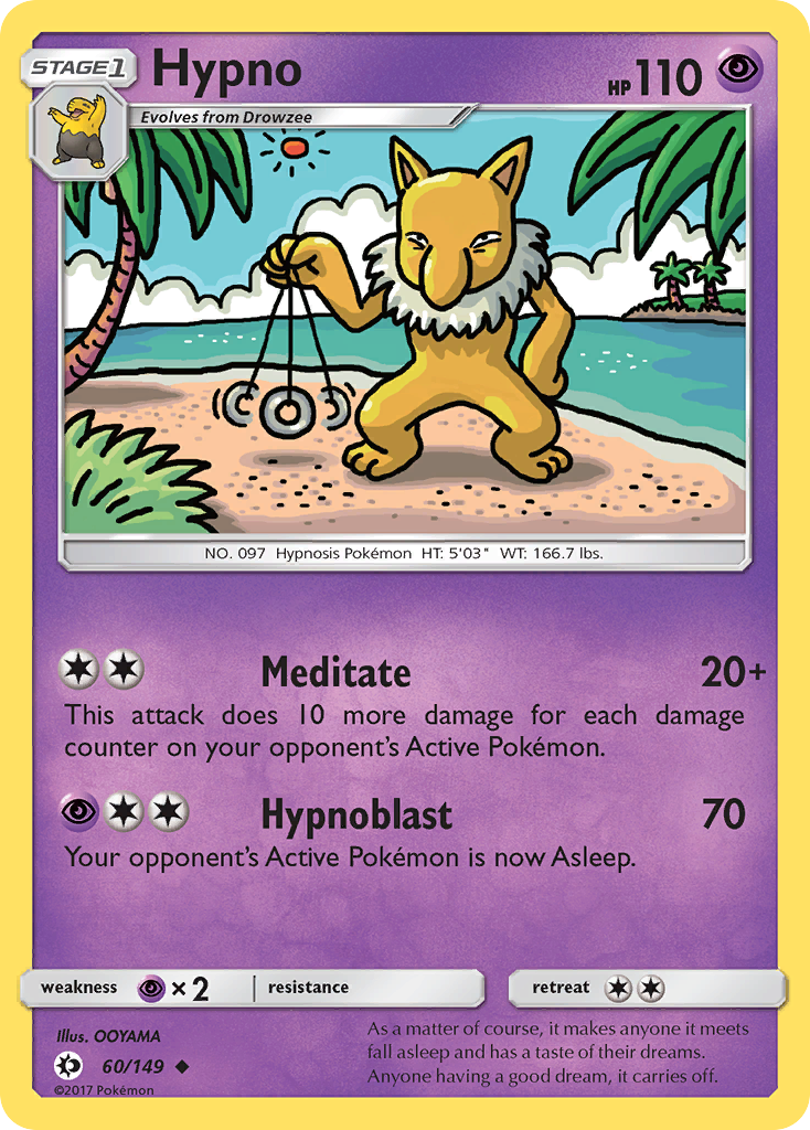 Hypno (60/149) [Sun & Moon: Base Set] | Total Play