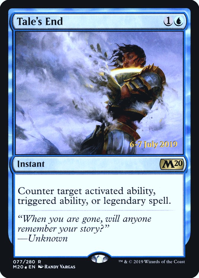 Tale's End [Core Set 2020 Prerelease Promos] | Total Play