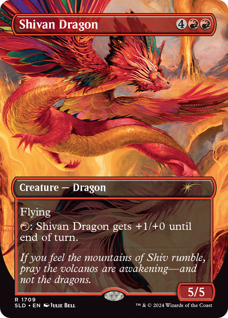 Shivan Dragon (Rainbow Foil) [Secret Lair Drop Series] | Total Play