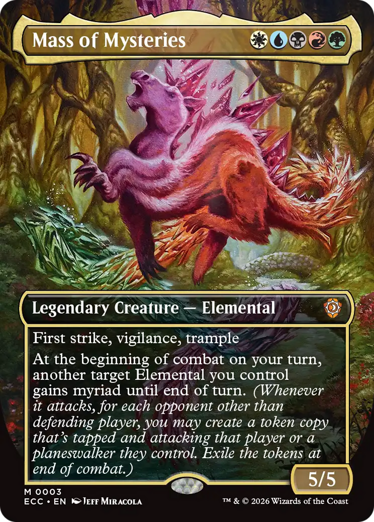 Mass of Mysteries (Borderless) [Lorwyn Eclipsed Commander] | Total Play