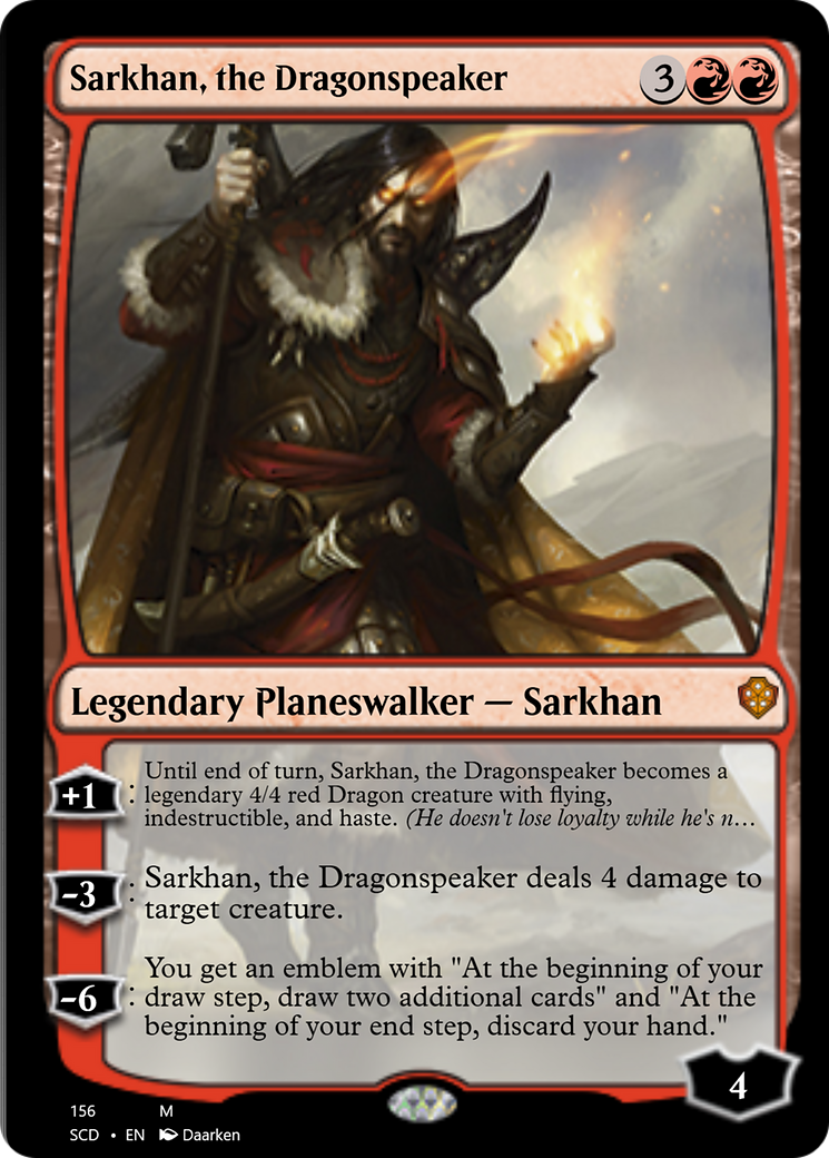 Sarkhan, the Dragonspeaker [Starter Commander Decks] | Total Play