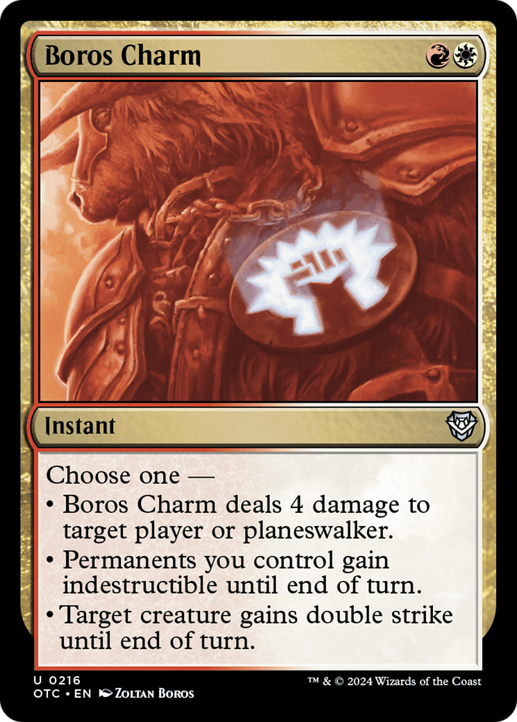 Boros Charm [Outlaws of Thunder Junction Commander] | Total Play