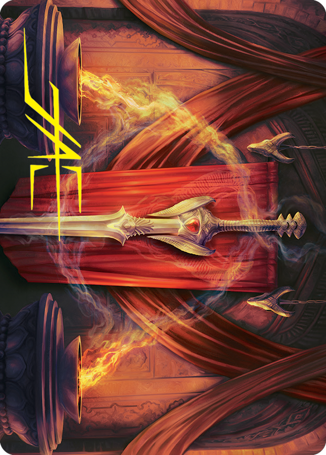 Ramosian Greatsword Art Card (Gold-Stamped Signature) [March of the Machine Art Series] | Total Play