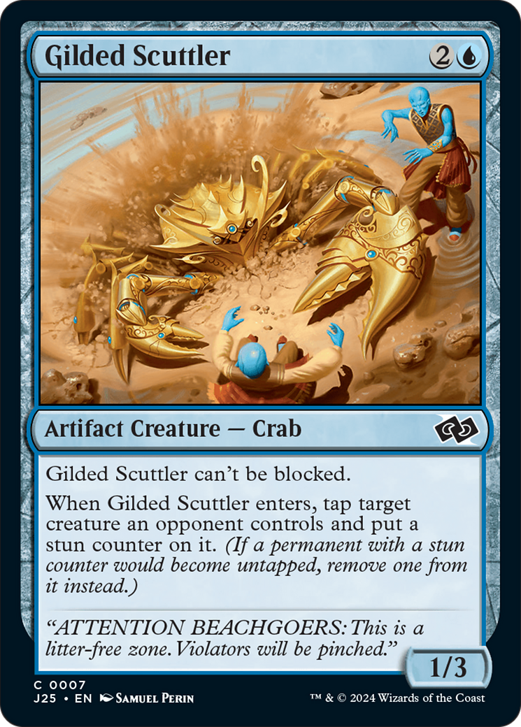 Gilded Scuttler [Foundations Jumpstart] | Total Play