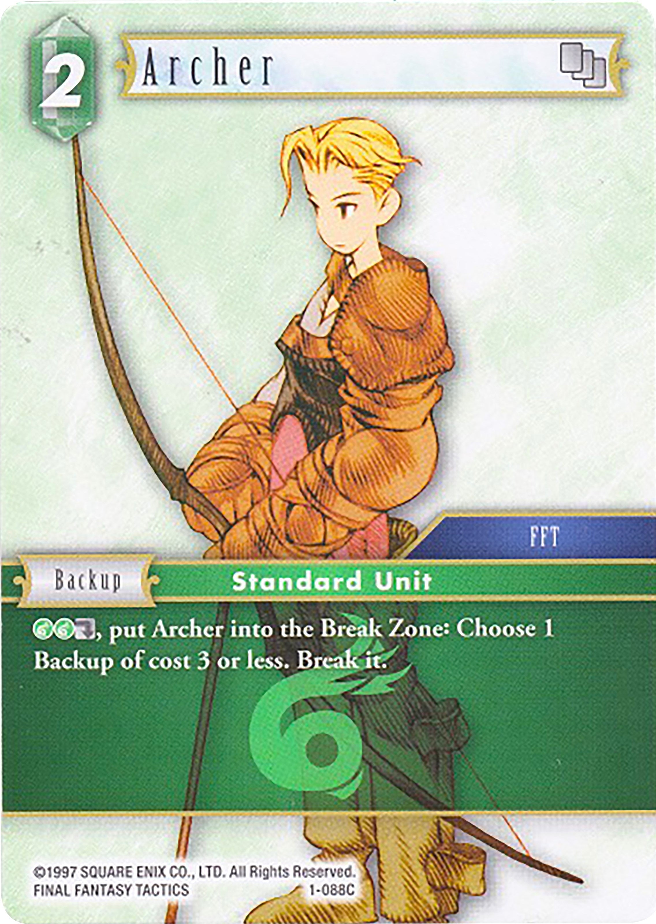 Archer (Male Unit) (Deck Exclusive) [Opus I] | Total Play