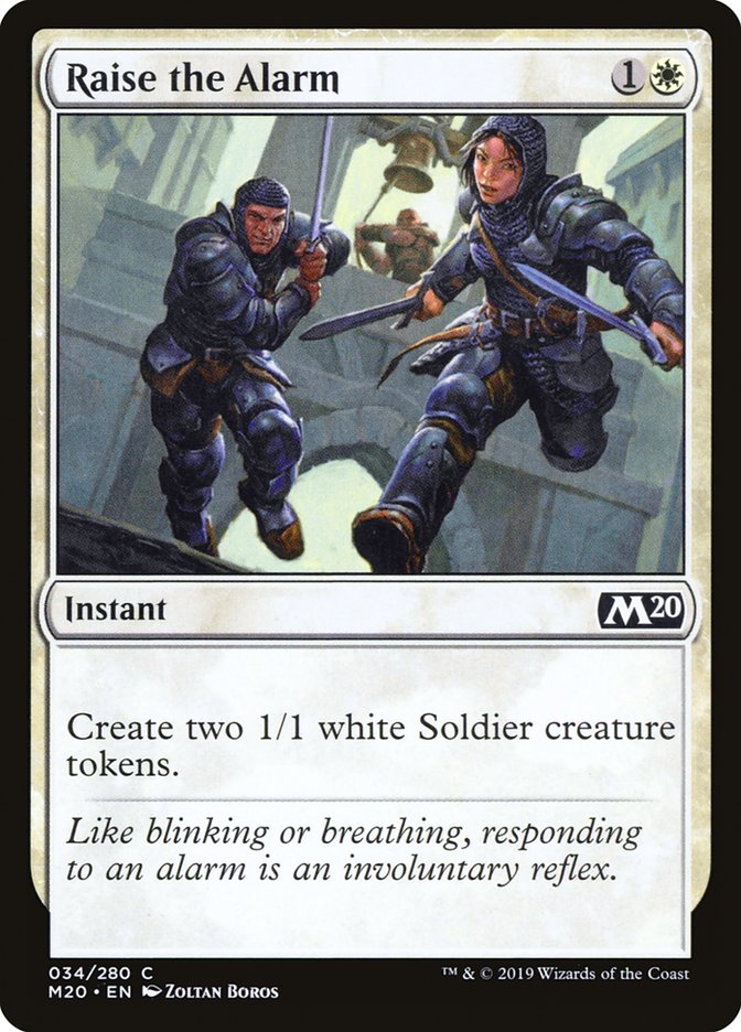 Raise the Alarm [Core Set 2020] | Total Play