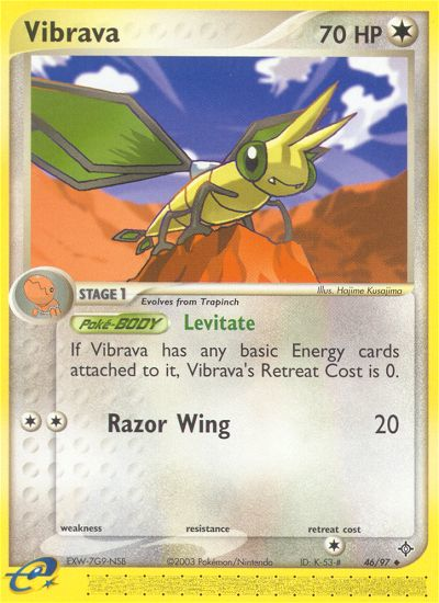 Vibrava (46/97) [EX: Dragon] | Total Play