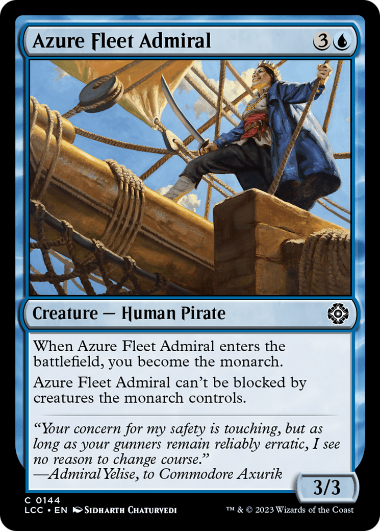 Azure Fleet Admiral [The Lost Caverns of Ixalan Commander] | Total Play
