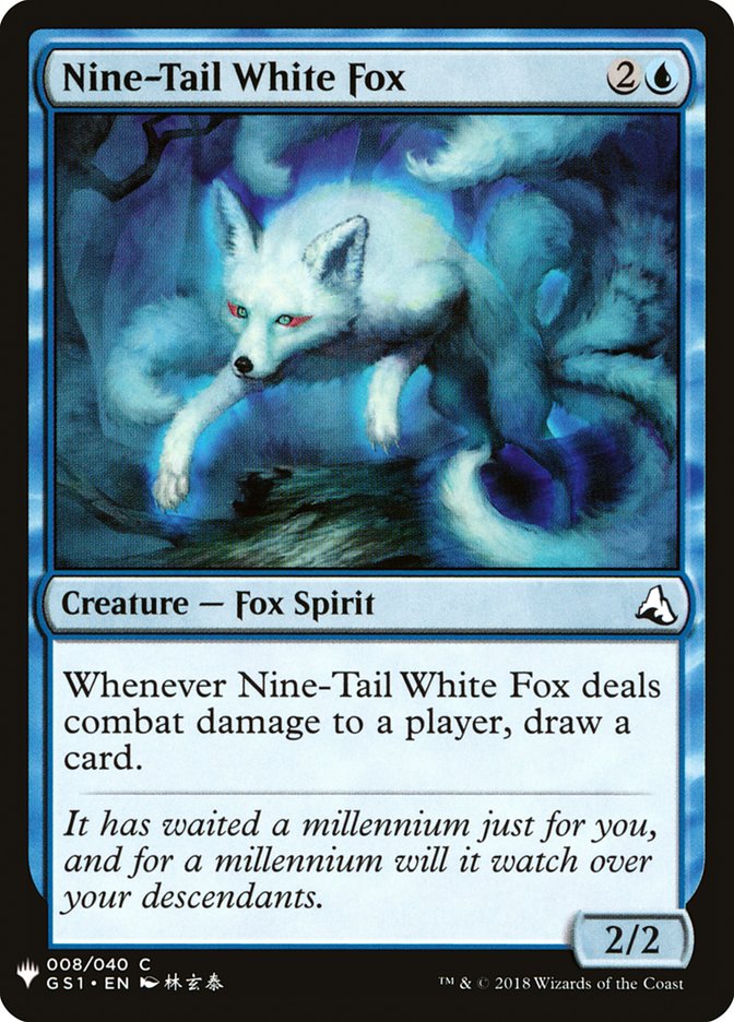 Nine-Tail White Fox [Mystery Booster] | Total Play