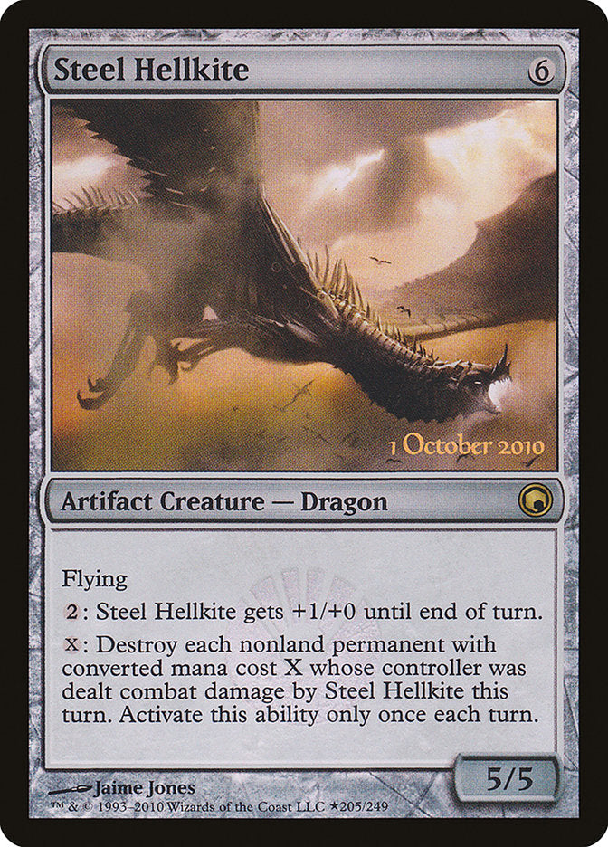 Steel Hellkite [Scars of Mirrodin Prerelease Promos] | Total Play