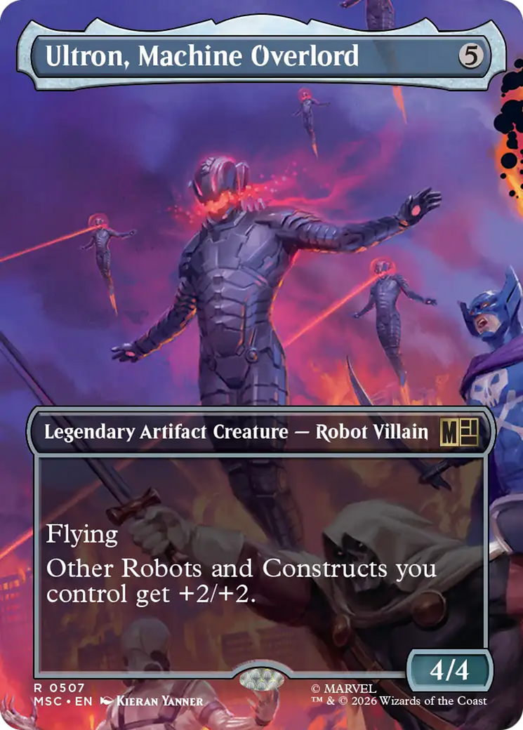 Ultron, Machine Overlord (Borderless) [Marvel Super Heroes Commander] | Total Play