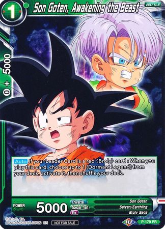 Son Goten, Awakening the Beast (P-179) [Promotion Cards] | Total Play