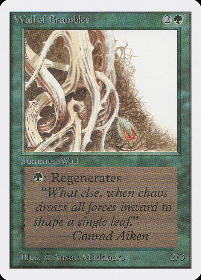 Wall of Brambles [Unlimited Edition] | Total Play