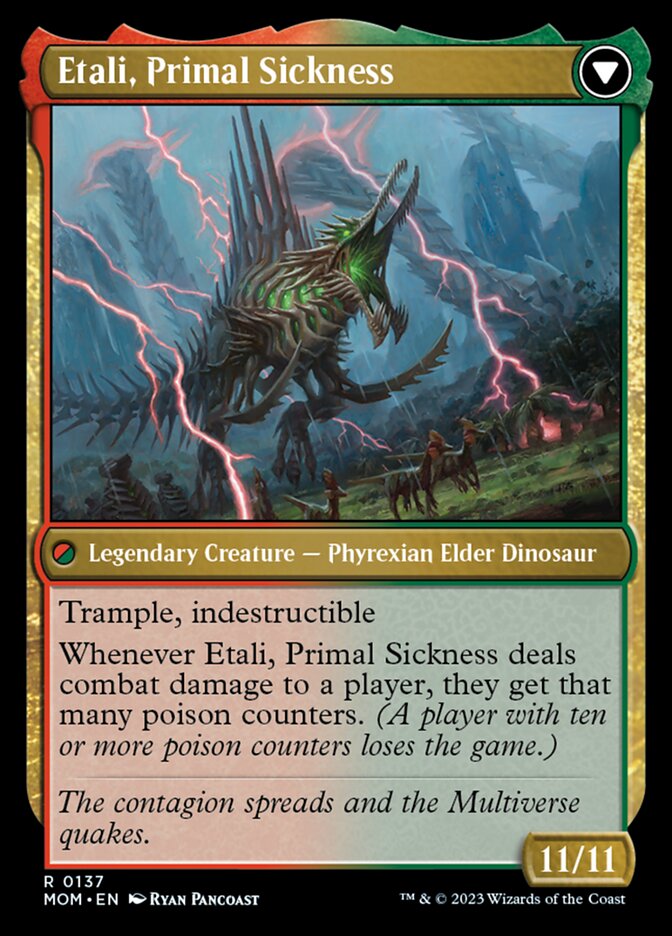 Etali, Primal Conqueror // Etali, Primal Sickness [March of the Machine] | Total Play