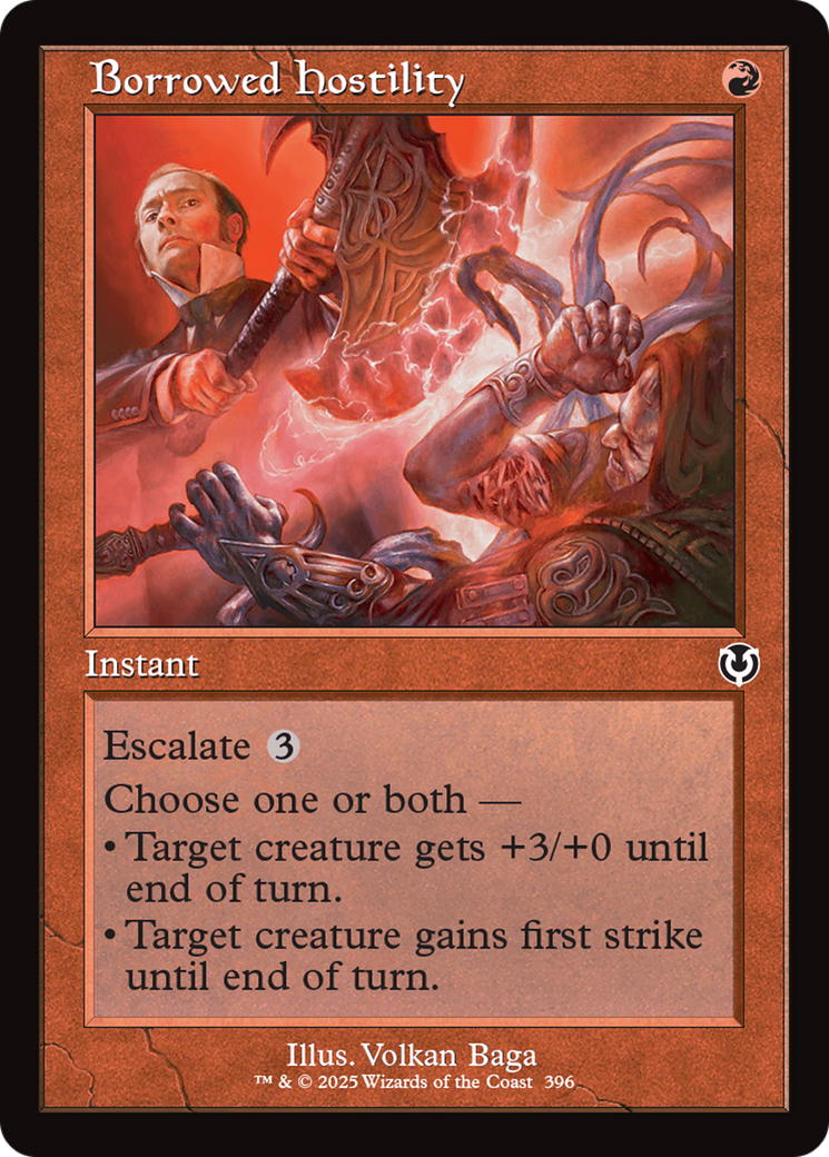 Borrowed Hostility (Retro Frame) [Innistrad Remastered] | Total Play