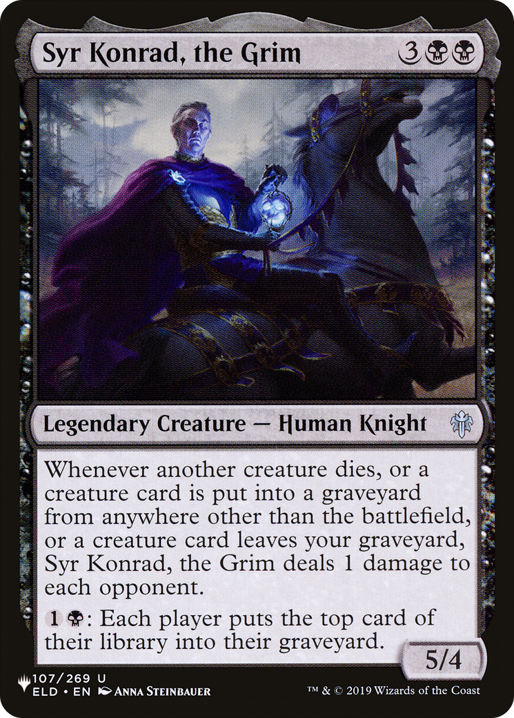 Syr Konrad, the Grim [The List] | Total Play